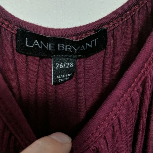 26/28 Burgundy Blouse - Picture 2 of 3